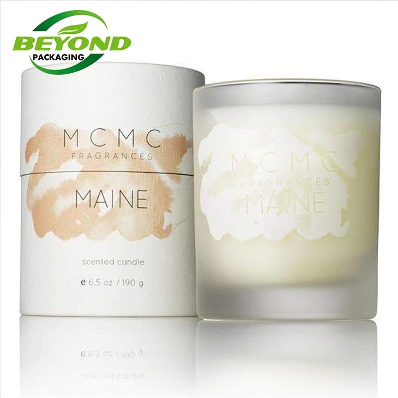 High Quality Customized Design Size Candle Jar Packaging Biodegradable Cylinder Cardboard Candle Paper Tube
