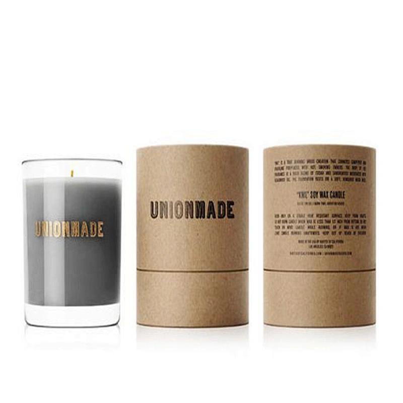 Wholesale High Quality Biodegradable Recycled Customized CMYK Printing Cardboard Cylinder Paper Candle Tube Packaging