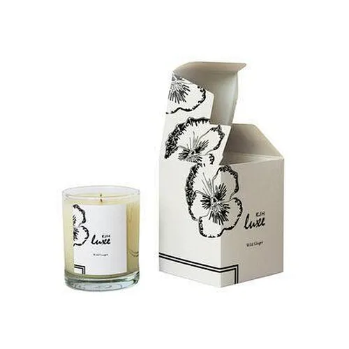 Luxury paper packaging custom cardboard boxes folding packaging for candle paper gift boxes