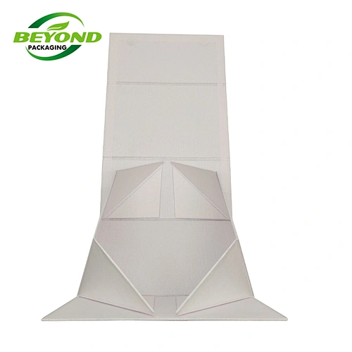 Custom Handmade Logo Luxury Cardboard Packaging Magnetic Closure Black Foldable Paper Gift Boxes