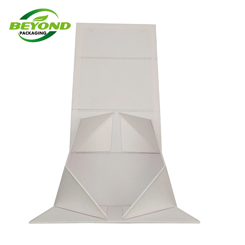 Custom Handmade Logo Luxury Cardboard Packaging Magnetic Closure Black Foldable Paper Gift Boxes