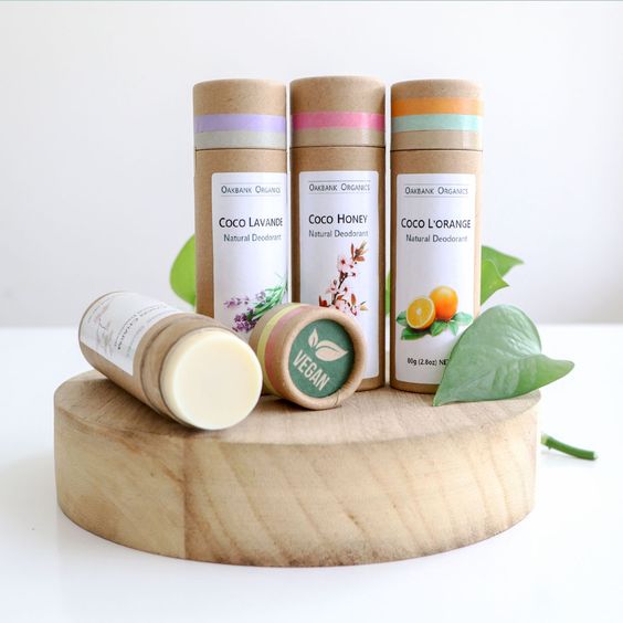 100% Eco Friendly Custom Logo Packaging Cardboard Push Up Deodorant Stick Containers Kraft Paper Tube For Lip Balm Packaging