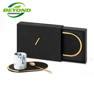 Hot Sale Eco Friendly Recycled Cardboard Brown Kraft Paper Box Drawer Sliding Gift Packaging Boxes Eco Friendly With Logo