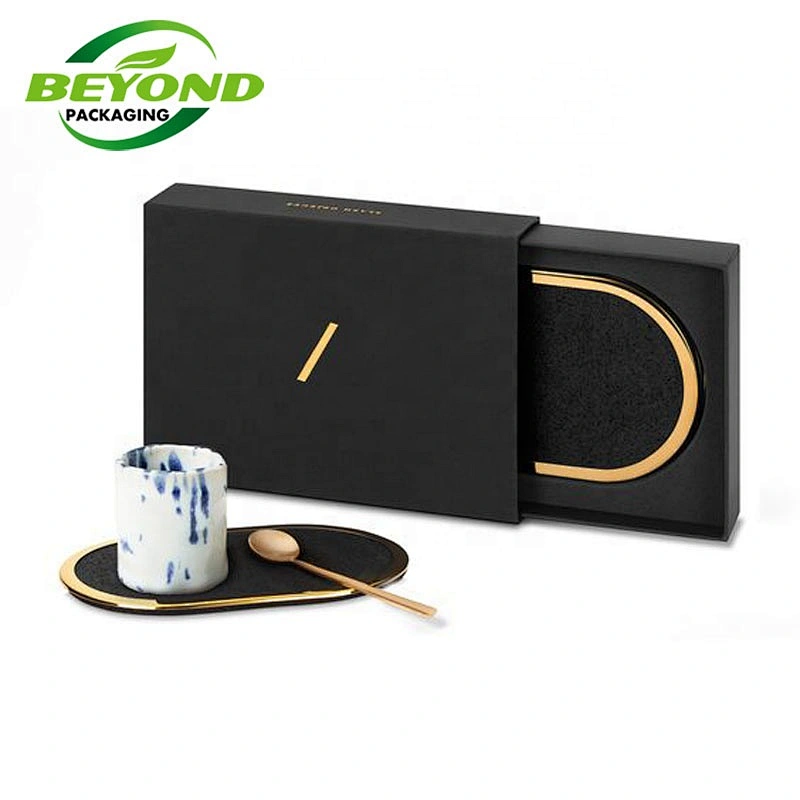 Hot Sale Eco Friendly Recycled Cardboard Brown Kraft Paper Box Drawer Sliding Gift Packaging Boxes Eco Friendly With Logo