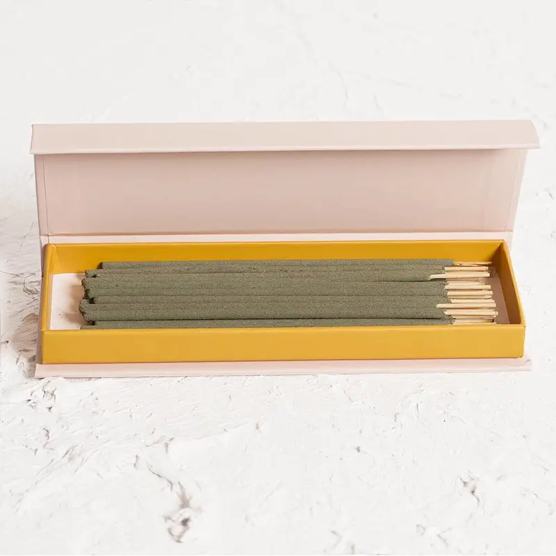 Wholesale Custom incense make up rigid box luxury gift magnetic paper cardboard box packaging With magnet