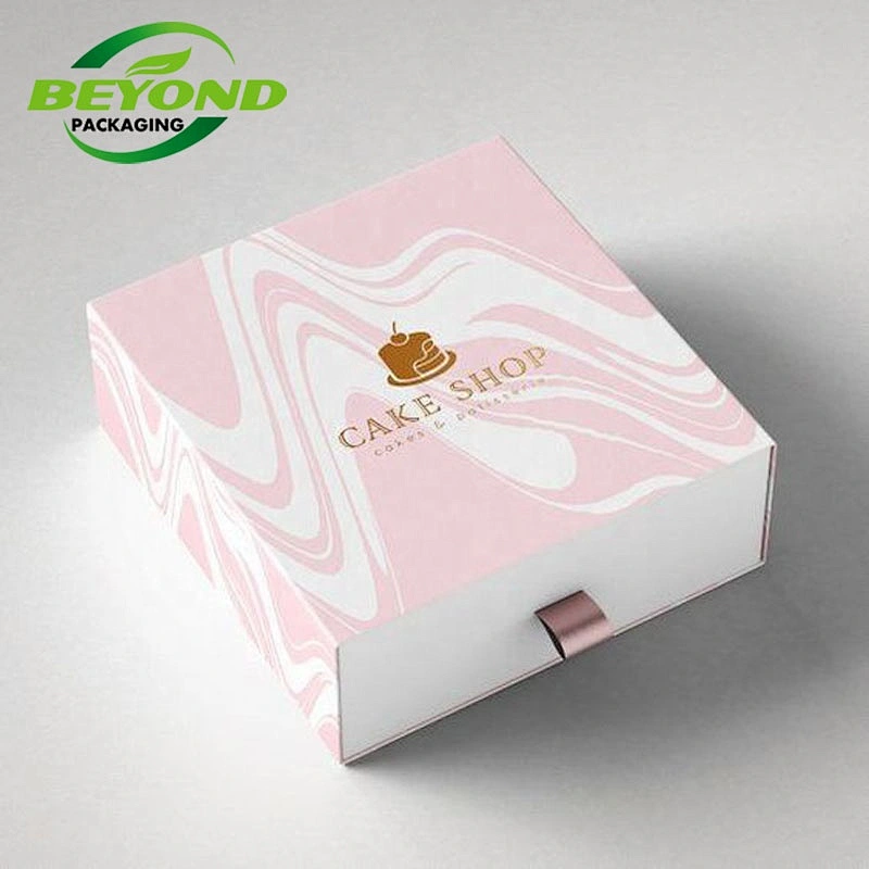 Hot Sale Eco Friendly Recycled Cardboard Brown Kraft Paper Box Drawer Sliding Gift Packaging Boxes Eco Friendly With Logo
