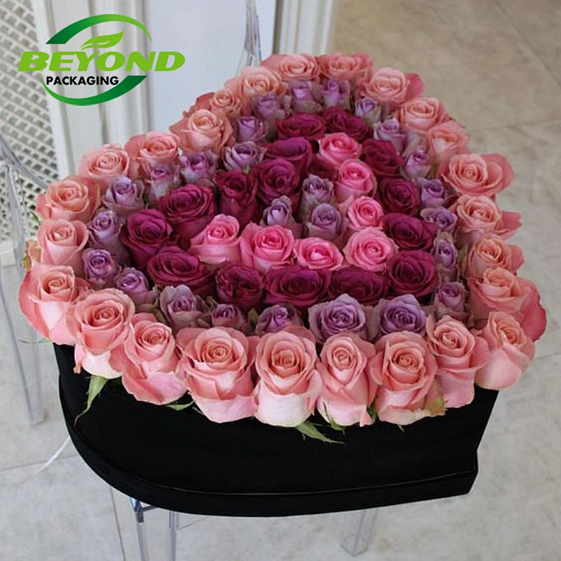 Best valentines day gifts forever flower rose heart shape preserved rose gift box packaging customized Logo