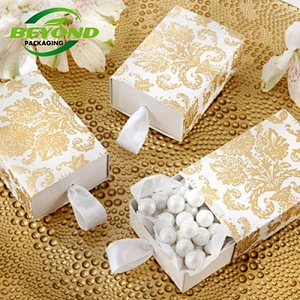 Wholesale Delicate Appearance Customized Size Kraft Gift Paper Boxes Slide Drawer Boxes Packaging With Window