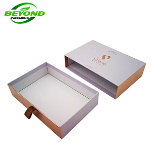 High Quality Luxury Custom USB Flash Drawer Box Paper Cardboard Gift Box Manufacturer With Custom Gold Stamping Logo