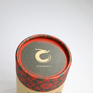 Biodegradable Herbal Tea Paper Tubes Custom Composite Cans Kraft Cylinder Box Packaging Canister with Metal Lid