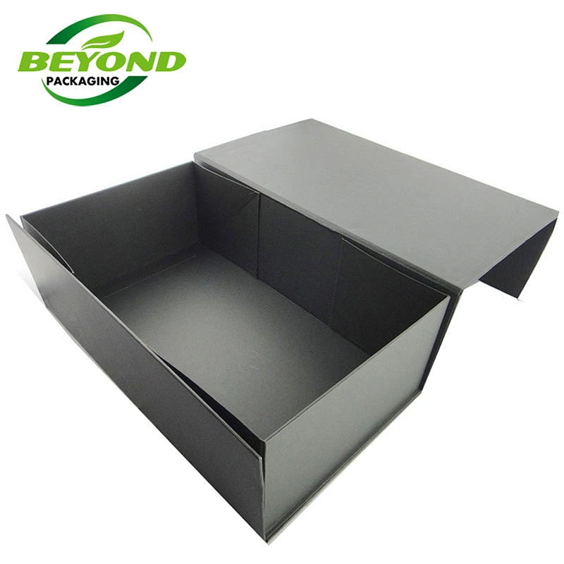 Modern Novel Design Reasonable Price Delicate Appearance Rigid Cardboard  Paper Folding Gift Clothes Packaging Box
