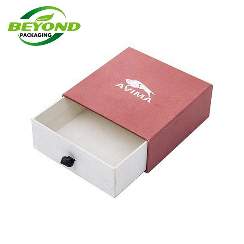 Hot Sale Eco Friendly Recycled Cardboard Brown Kraft Paper Box Drawer Sliding Gift Packaging Boxes Eco Friendly With Logo