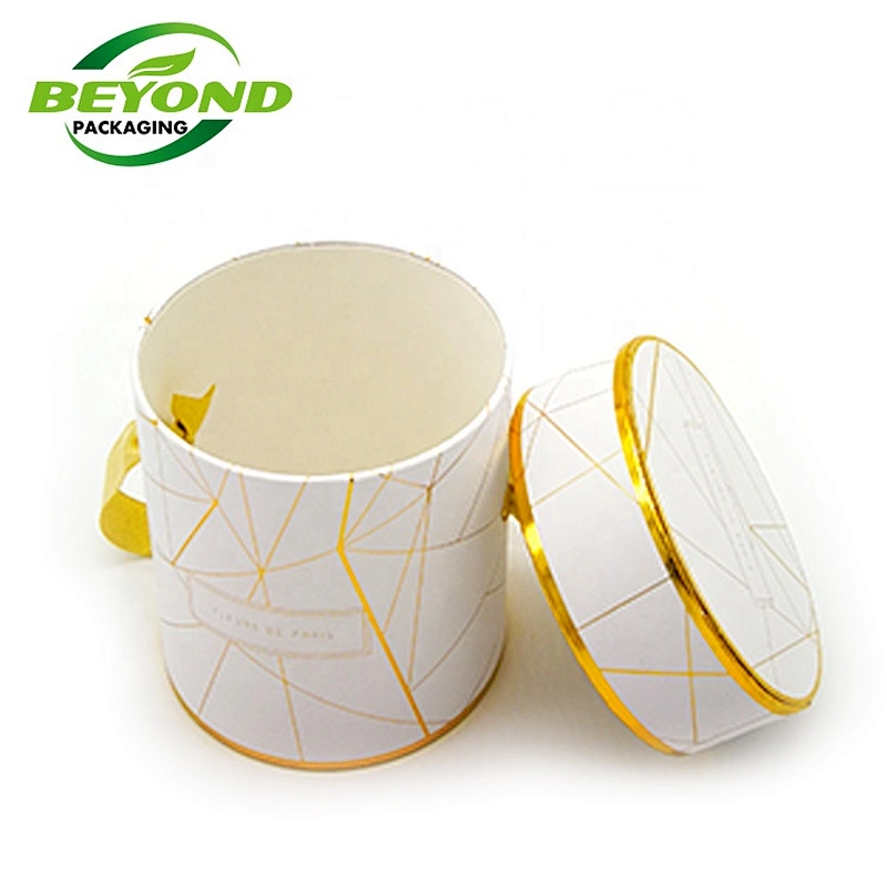 Customized Wholesale Hot Sale Round Rose Arrangement Bouquet Paper Gift Box Valentine's Day Flower Box
