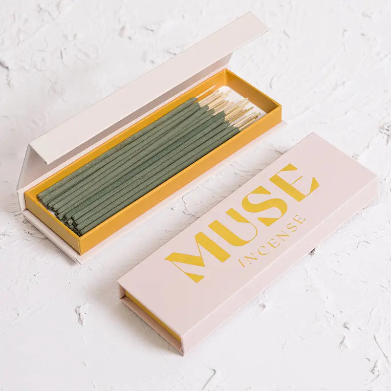 Eco Friendly Recyclable Rigid Custom Set Chopsticks Gift Recycled Kraft Paper Box Packing For Kitchen Cutlery