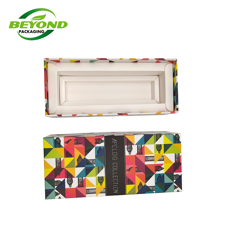 Customize High Quality Cardboard Sunglass Cases Frames Gift Recyclable Cardboard Packaging  Kraft Paper Box
