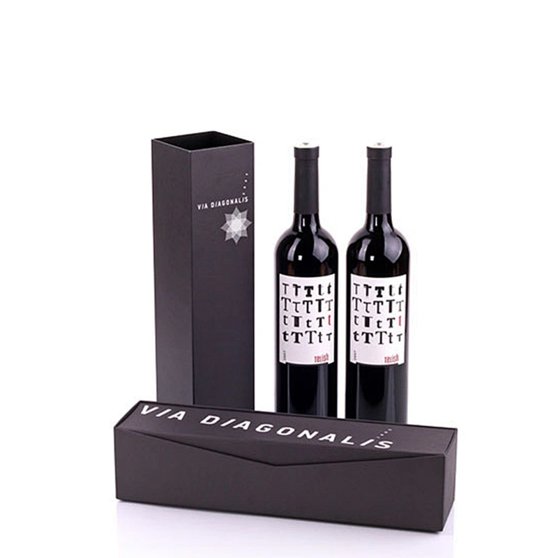 High Quality Fancy Paper Packaging Wine Glass Cup Gift Box Wholesale Cardboard Magnetic Single Wine Box