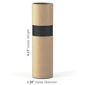 Cosmetic Packaging Recycled Biodegradable Kraft Cardboard Paper Tube Cardboard Tube Packaging For Refined Oil