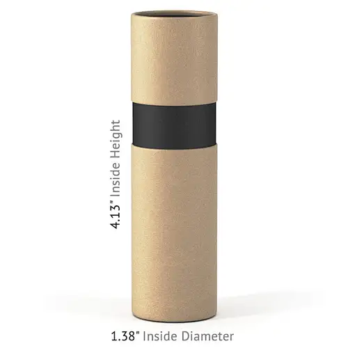 Cosmetic Packaging Recycled Biodegradable Kraft Cardboard Paper Tube Cardboard Tube Packaging For Refined Oil