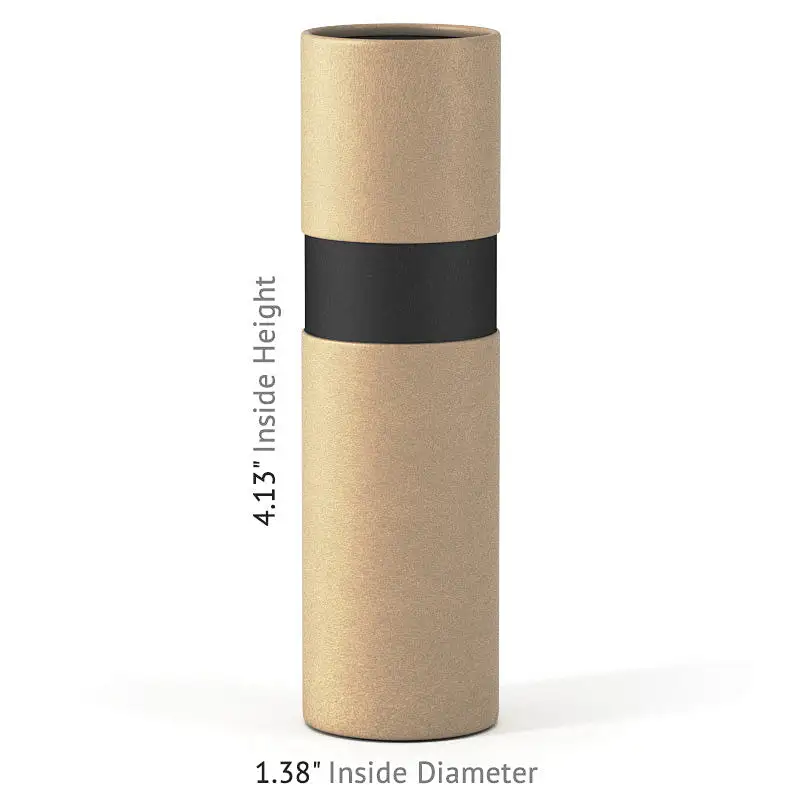 Cosmetic Packaging Recycled Biodegradable Kraft Cardboard Paper Tube Cardboard Tube Packaging For Refined Oil