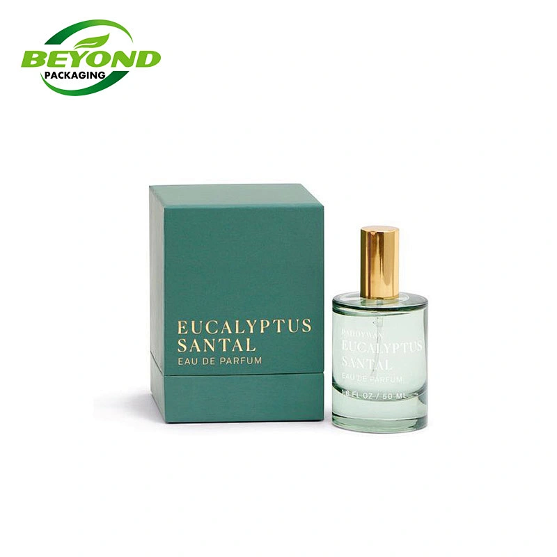 High Quality Luxury Custom Design Essential Oil Perfume Bottle Packaging Kraft Paper Box Round Tube  For 20 ML