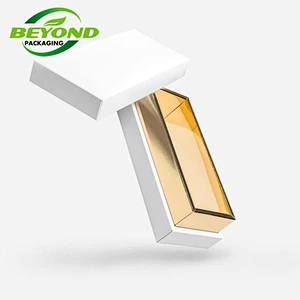 Simple Luxury Design Custom Logo Business Man Gift Tie Packaging Gift Box with Tissue Paper Accessory