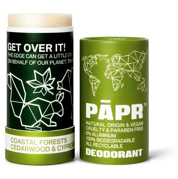 Custom Round Cylinder White Cardboard Packaging for Eco Lip Balm Tube 0.2oz Deodorant Eco-friendly Recycled Packing
