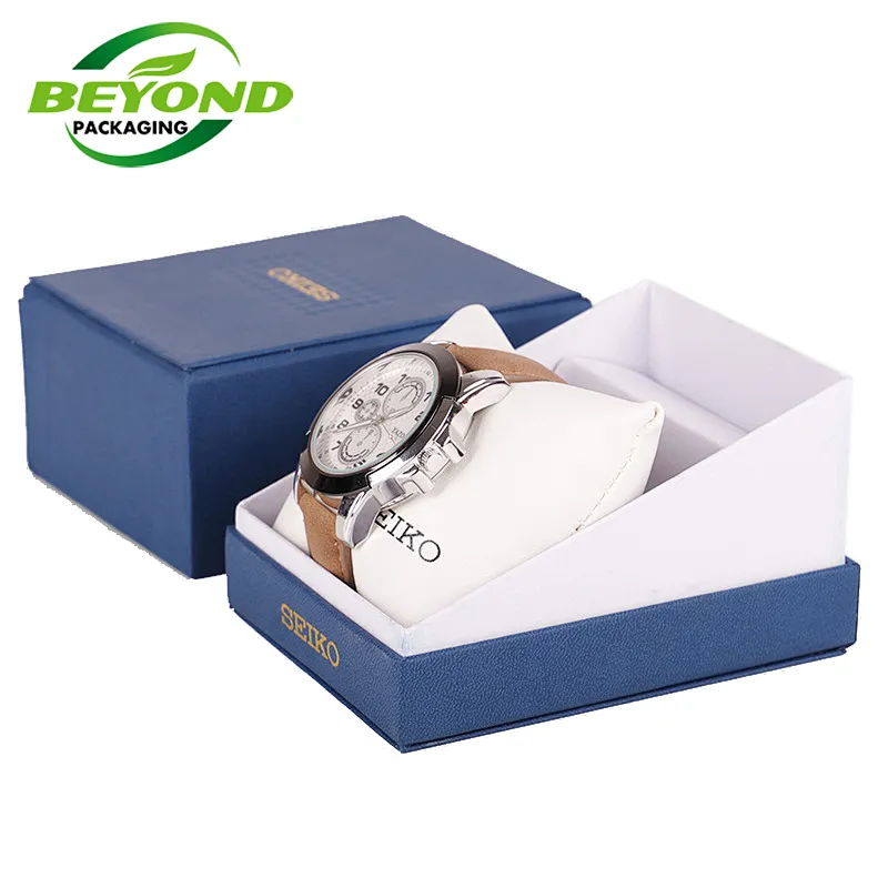 Customized Wholesale Luxury Custom Men Watch Jewelry Packaging  Perfume Gift Box with Pillow EVA Inside for Ring Gemstone Pack