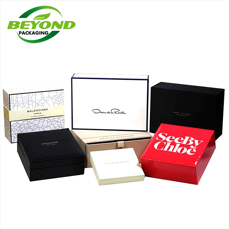 Modern Novel Design Reasonable Price Delicate Appearance Rigid Cardboard  Paper Folding Gift Clothes Packaging Box
