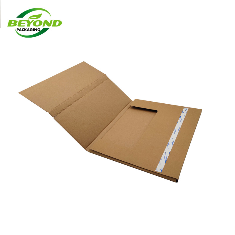Wholesale Custom Foldable Kraft Paper Box Packaging Biodegradable  Mailer Shipping Corrugated Box for Documents