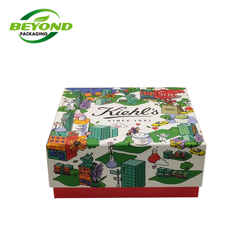 High-grade Custom CMYK Printing Fashion Rectangular Lid And Base Rigid Gift Packaging Coated Paper Packaged Box