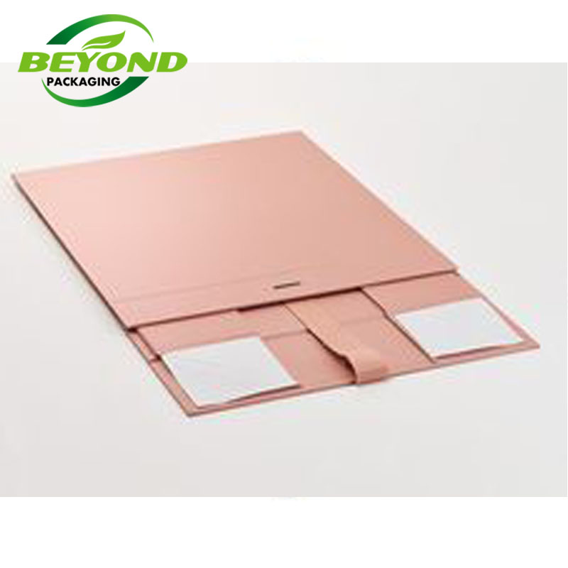 Custom Design Gift Folding Paper Boxes Luxury Paper Packing With Magnetic Closure Boxes With Ribbon