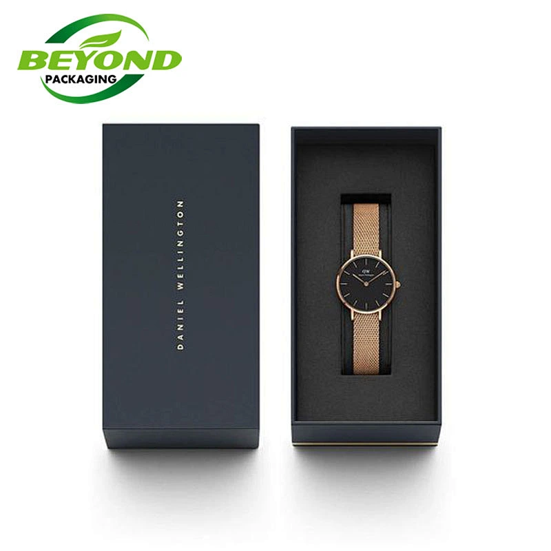 Recyclable Eco-friendly Custom Packaging Gift Box Paper  Printing for Jewelry Watch Cardboard Packing by Bulk