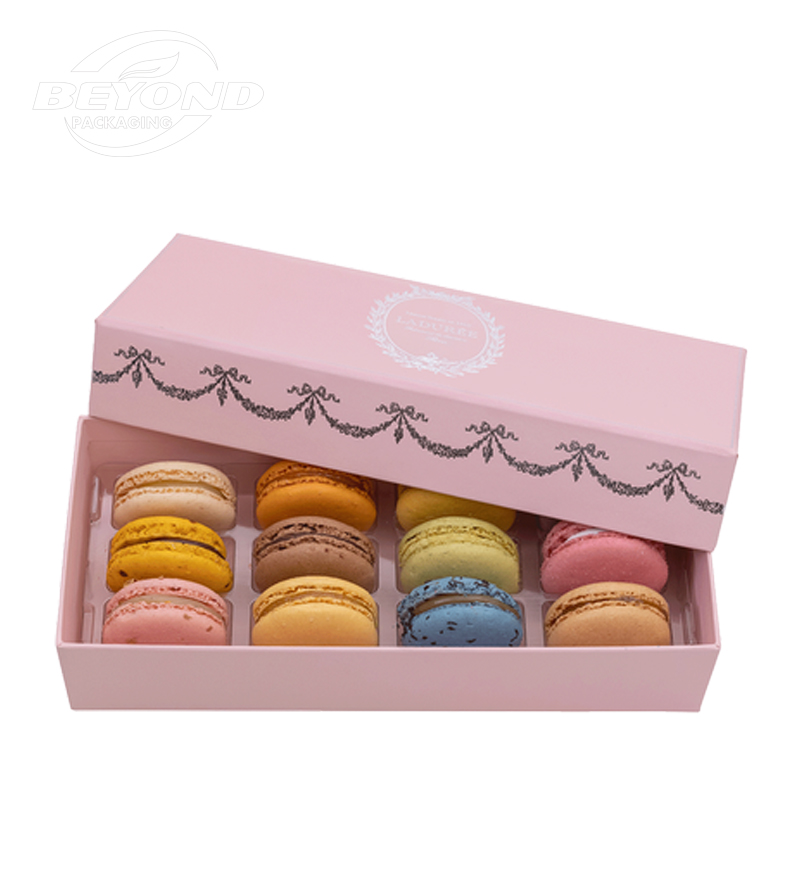 High Quality Wholesale Eco Friendly Food Grade Custom Design Logo Paper Box Packaging For Macaron