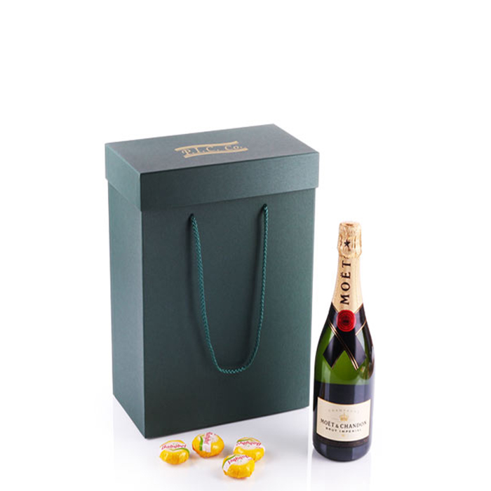 Wholesale Custom Biodegradable Luxury Rigid Cardboard Gift Packaging Paper Box for Wine Champagne Magnetic Closure  Packing