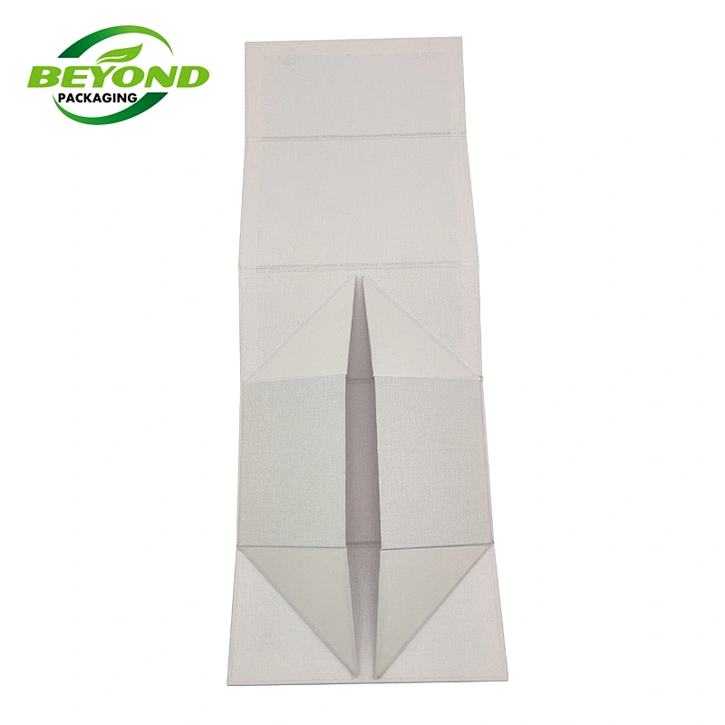 Custom Design Gift Folding Paper Boxes Luxury Paper Packing With Magnetic Closure Boxes With Ribbon