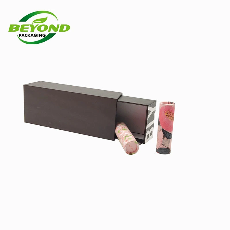 Custom Design Eco Friendly Kraft Cardboard High Quality Drawer Slide Paper Box Packing For Gift Packing