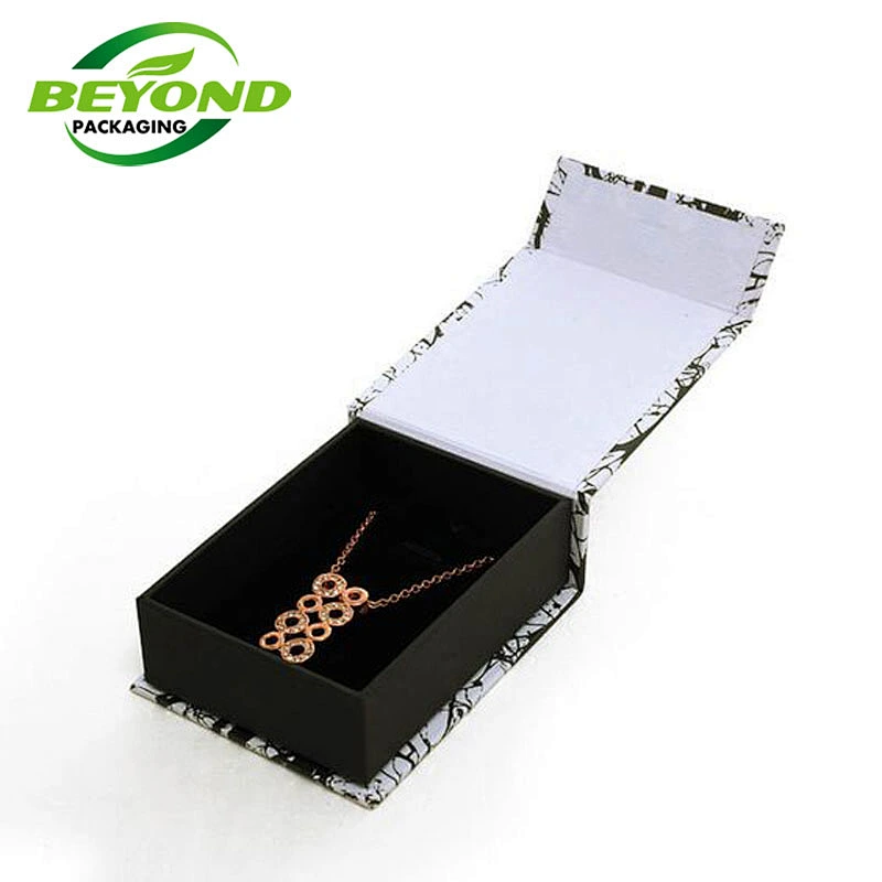 Customized Design Low Price Present Craft Gift Ring Necklace Bracelet  Paper Jewelry Delicate Appearance Box For Packaging