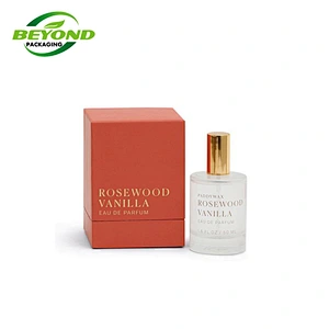 High Quality Luxury Custom Design Essential Oil Perfume Bottle Packaging Kraft Paper Box Round Tube  For 20 ML