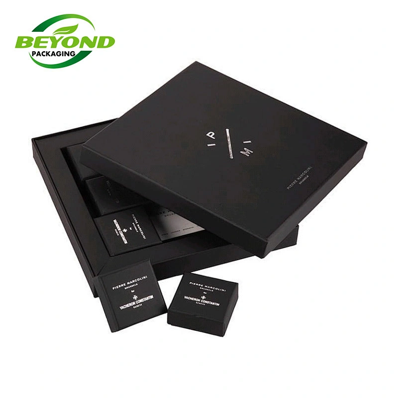 Custom Printing Logo Lid and Base Gift Box Packing for Perfume Bottle with box Eco-friendly Biodegradable Packing
