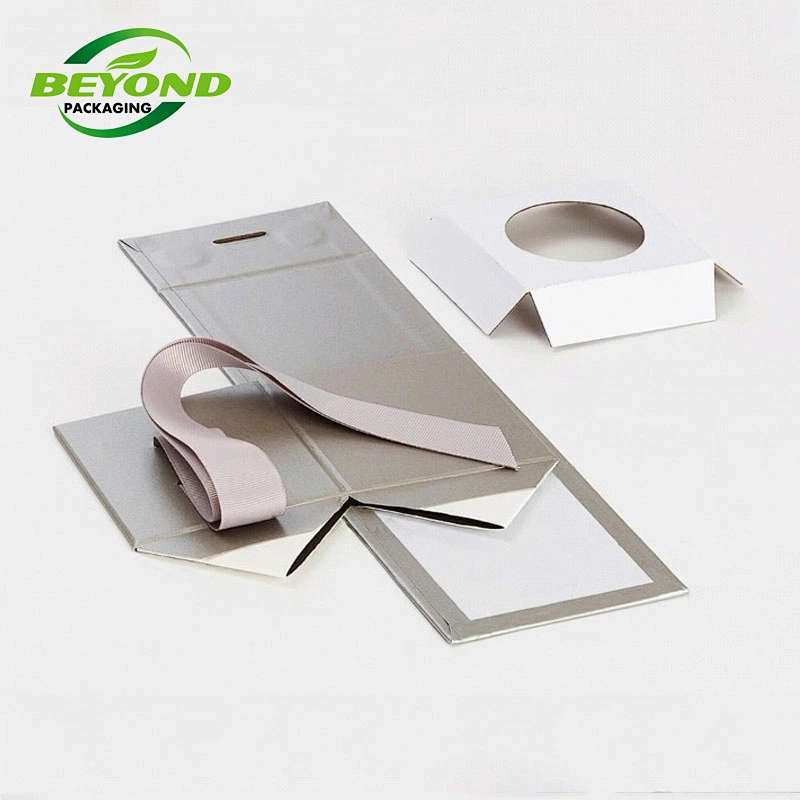 Eco Friendly Customized Luxury Book Shape Packaging Magnetic Closure Cover Cardboard Rigid Paper Fold Jewellery Gift Box