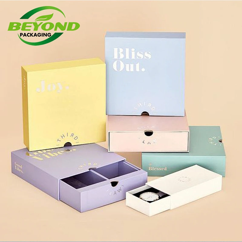 Custom Printing Luxury Paper Cardboard Card Box Packaging Gif and paper insert for matchstick