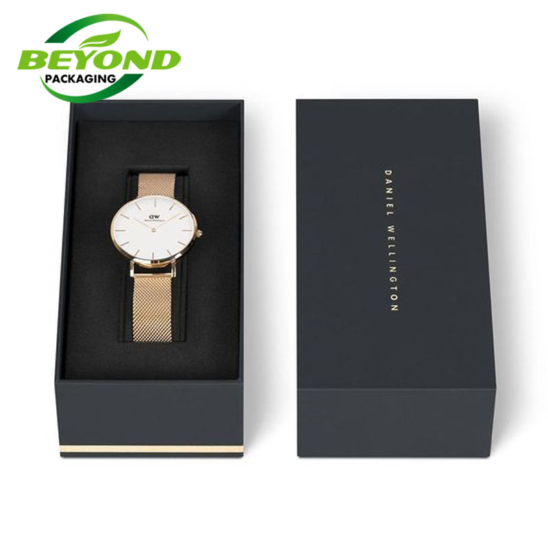 Recyclable Eco-friendly Custom Packaging Gift Box Paper  Printing for Jewelry Watch Cardboard Packing by Bulk