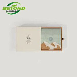 Customized Printing Logo Drawer Sliding Boxes Cardboard Product Packaging Sliding Gift Paper Boxes With Insert Inside