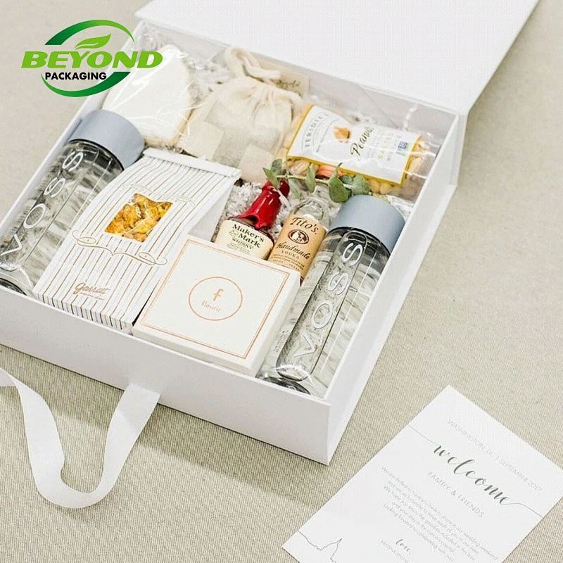 Custom Biodegradable Cardboard Rigid Magnetic Closure Gift Makeup Box Case Professional  Cosmetic Skincare Lotion Packaging