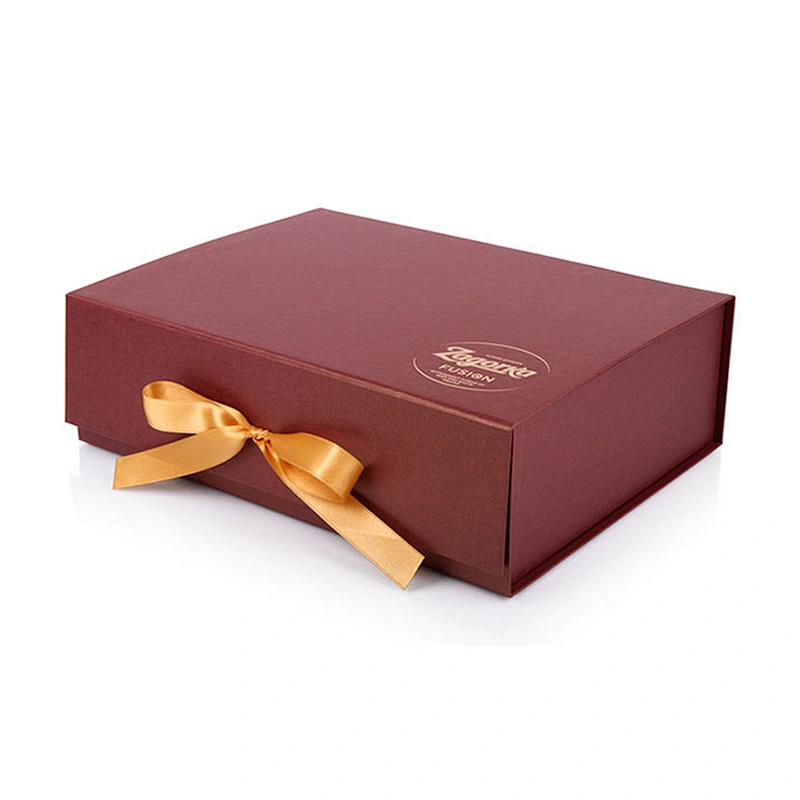 Wholesale Custom Biodegradable Luxury Rigid Cardboard Gift Packaging Paper Box for Wine Champagne Magnetic Closure  Packing
