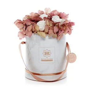 Paper Flower Roses Luxury Gift Box Cardboard Box Custom Logo Pink Gift Packaging Gift & Craft,rose Packaging Paperboard Accept