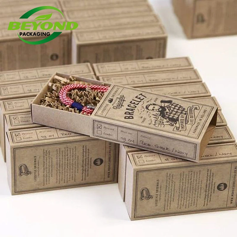 Wholesale Good Price Customized Biodegradable Made Recyclable Various Specifications Drawer Gift Kraft Paper Boxes