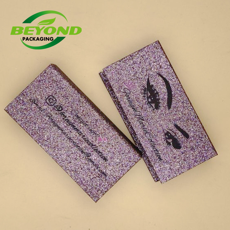 Custom Eco-friendly False Eyelashes Eyelash Packaging Wholesale Empty Black Craft Cardboard Box Gift Packing