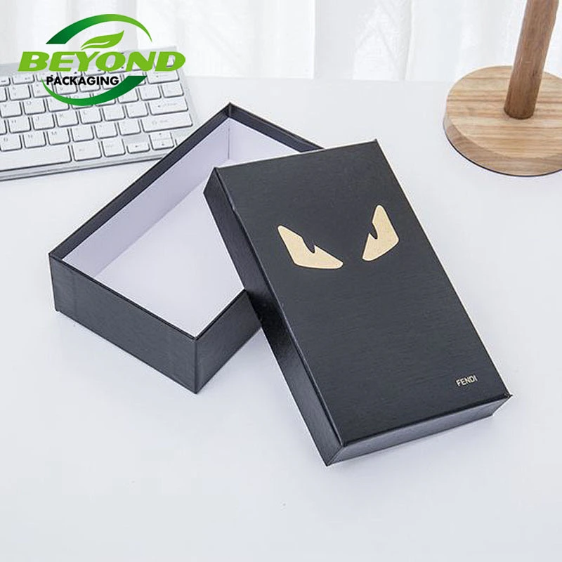 Golden Supplier  Custom Luxury Best Gift Men Bow Tie Paper Gift Packaging Box For Ties Necktie Gift Boutique Packaging