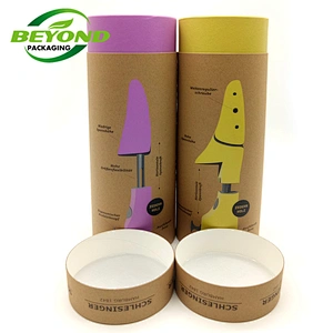 OEM manufacturer Eco friendly rose gold stamping logo mailing / yoga mat paper packaging tube